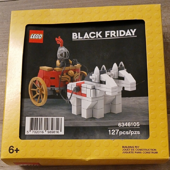 LEGO NIB New 6346105 Roman Chariot Knight Horses Medieval Set